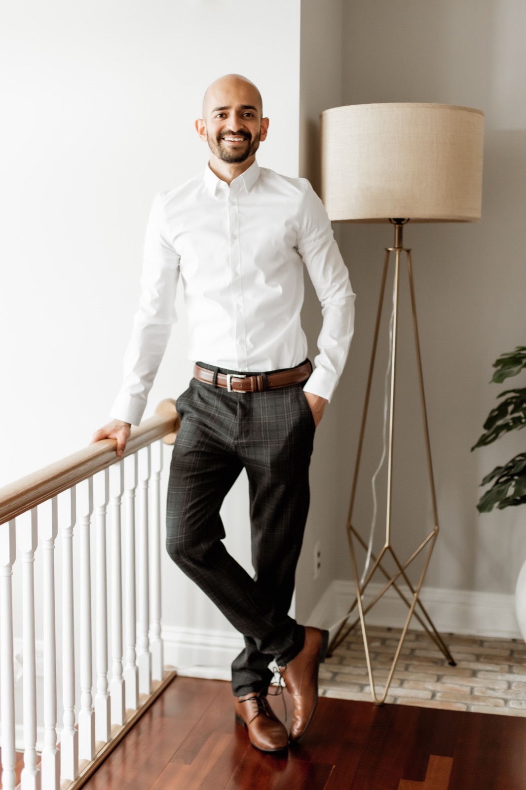 Zair Jafri at home in the Twin Cities